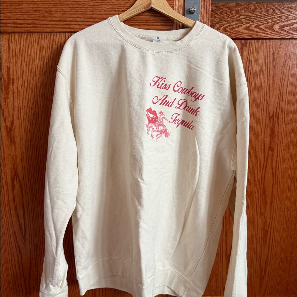 Cream Sweatshirt - Picture 2 of 3